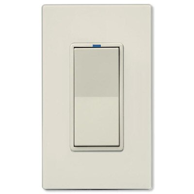 PCS PulseWorx UPB LED/CFL Dimmer Wall Switch, 600W, Light Almond